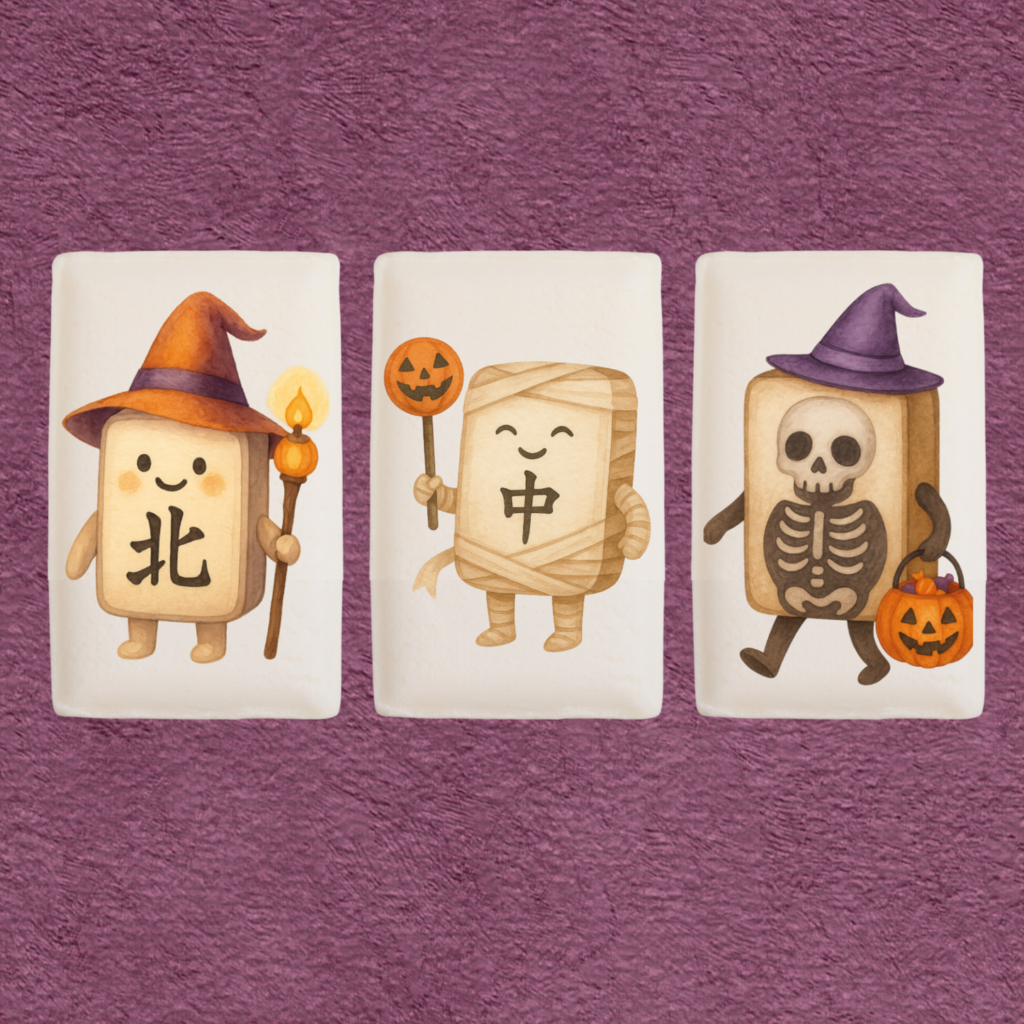 Halloween Funny Mahjong Soap