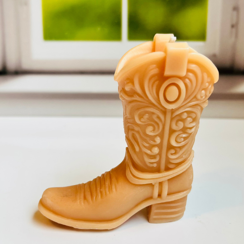 Cowboy Boot Candle