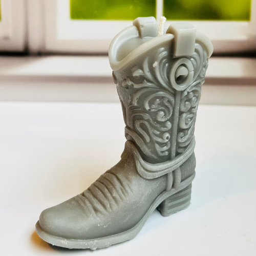 Cowboy Boot Candle