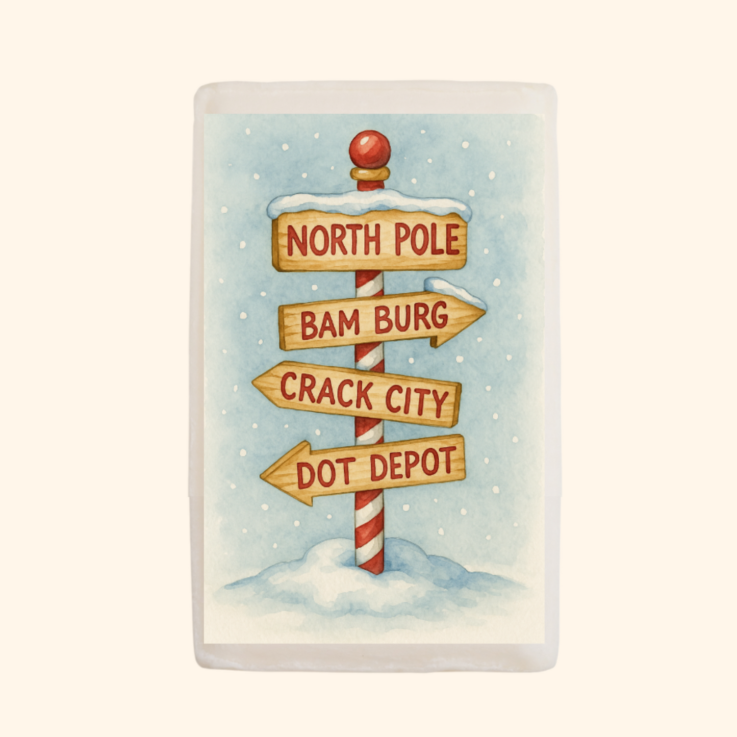 North Pole Mahjong Soap - 2 options