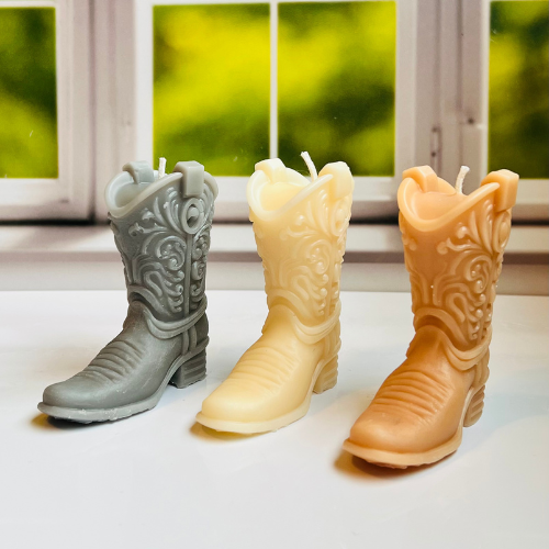 Cowboy Boot Candle