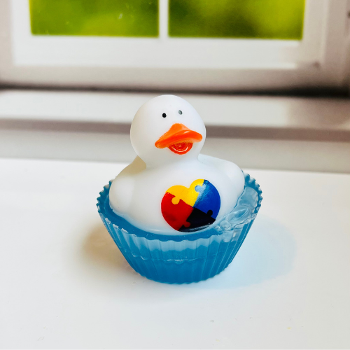 Autism Awareness Puzzle Duck Soap