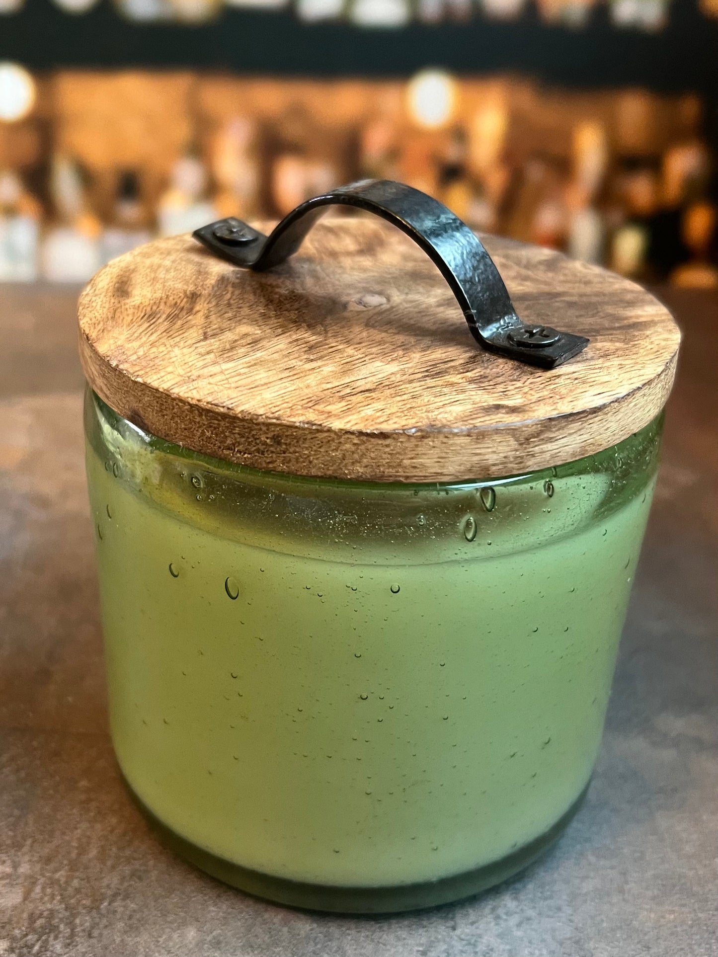 Large Citronella Candles with Wooden Lid