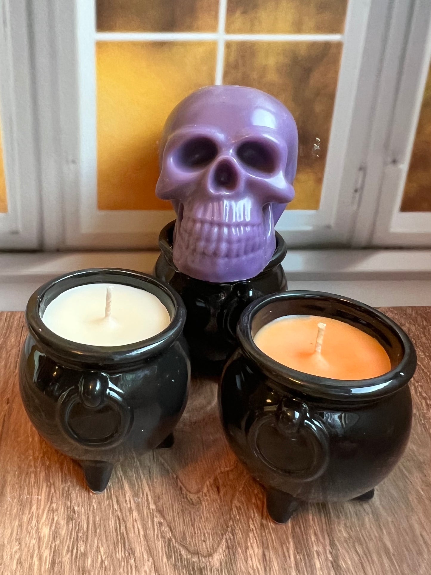 Halloween Cauldron Candle