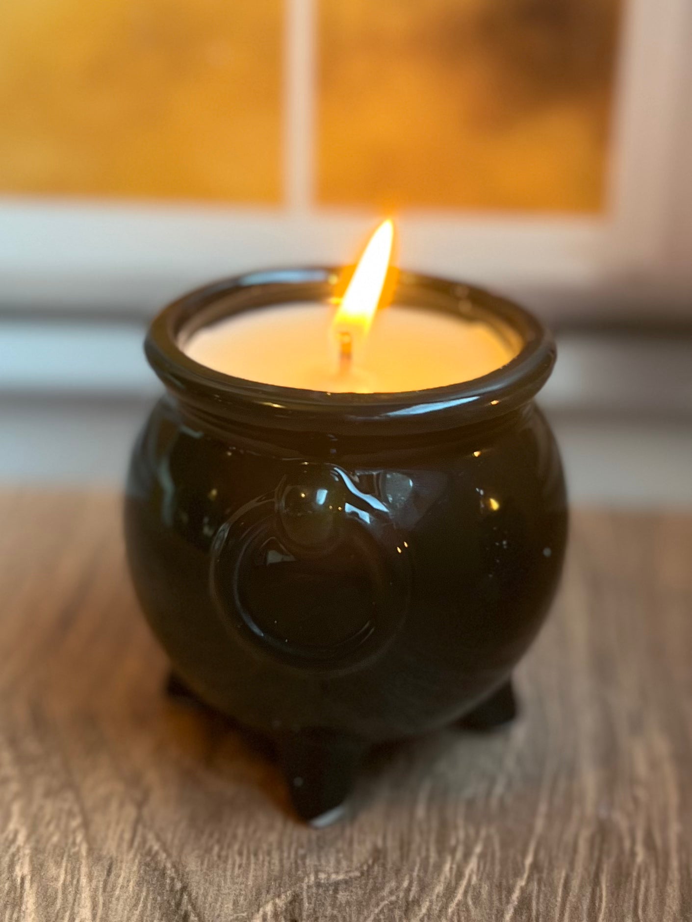 Halloween Cauldron Candle