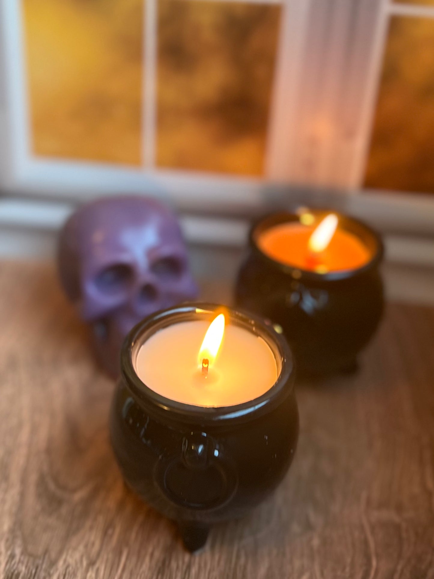 Halloween Cauldron Candle