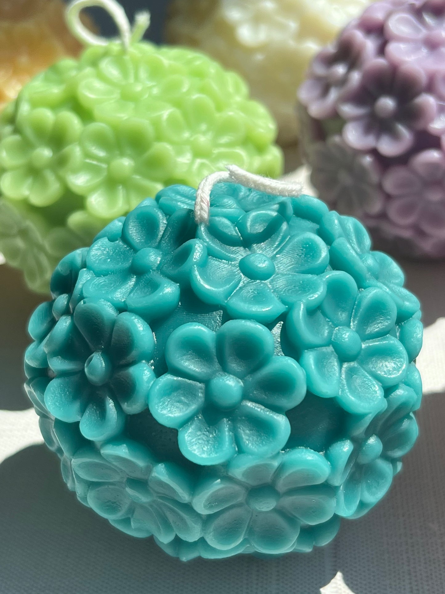Flower Ball Candle