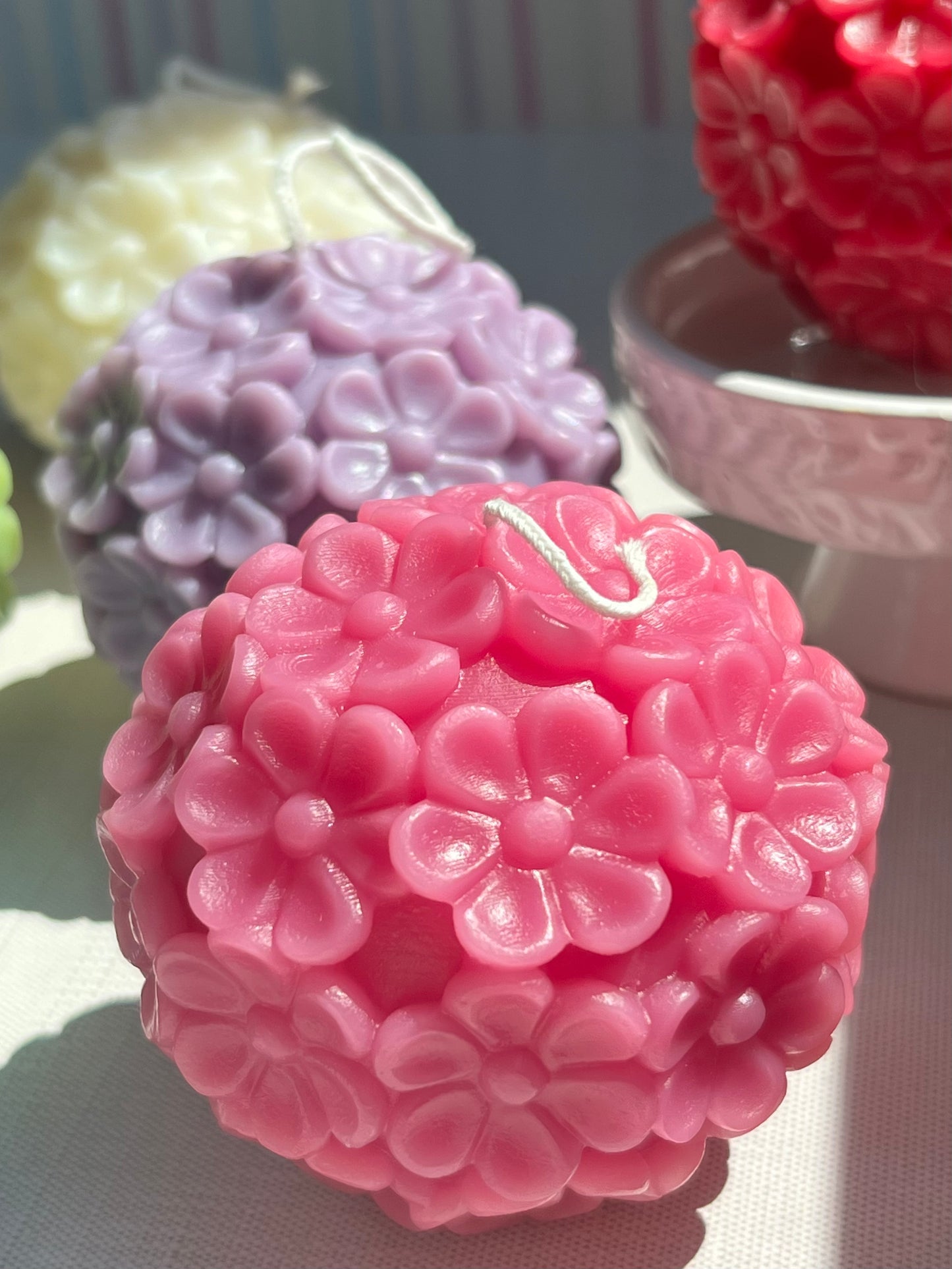 Flower Ball Candle