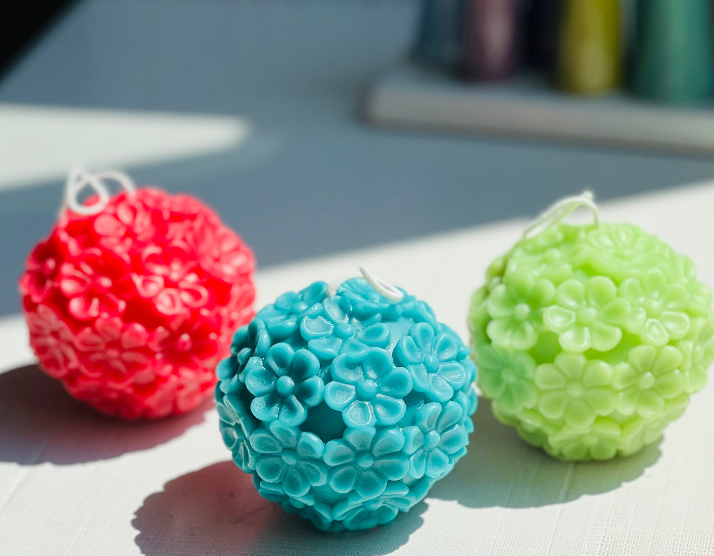 Flower Ball Candle
