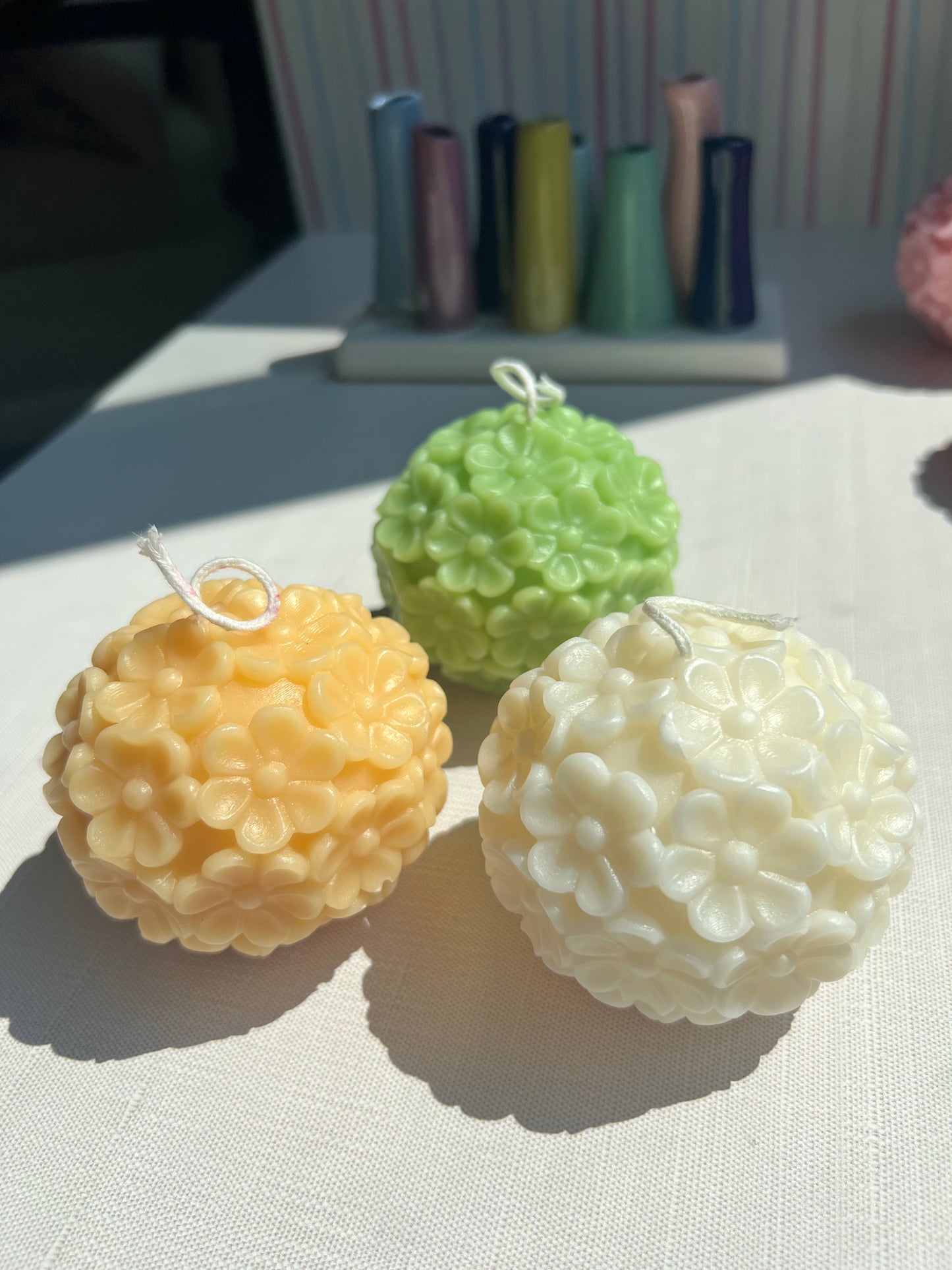 Flower Ball Candle