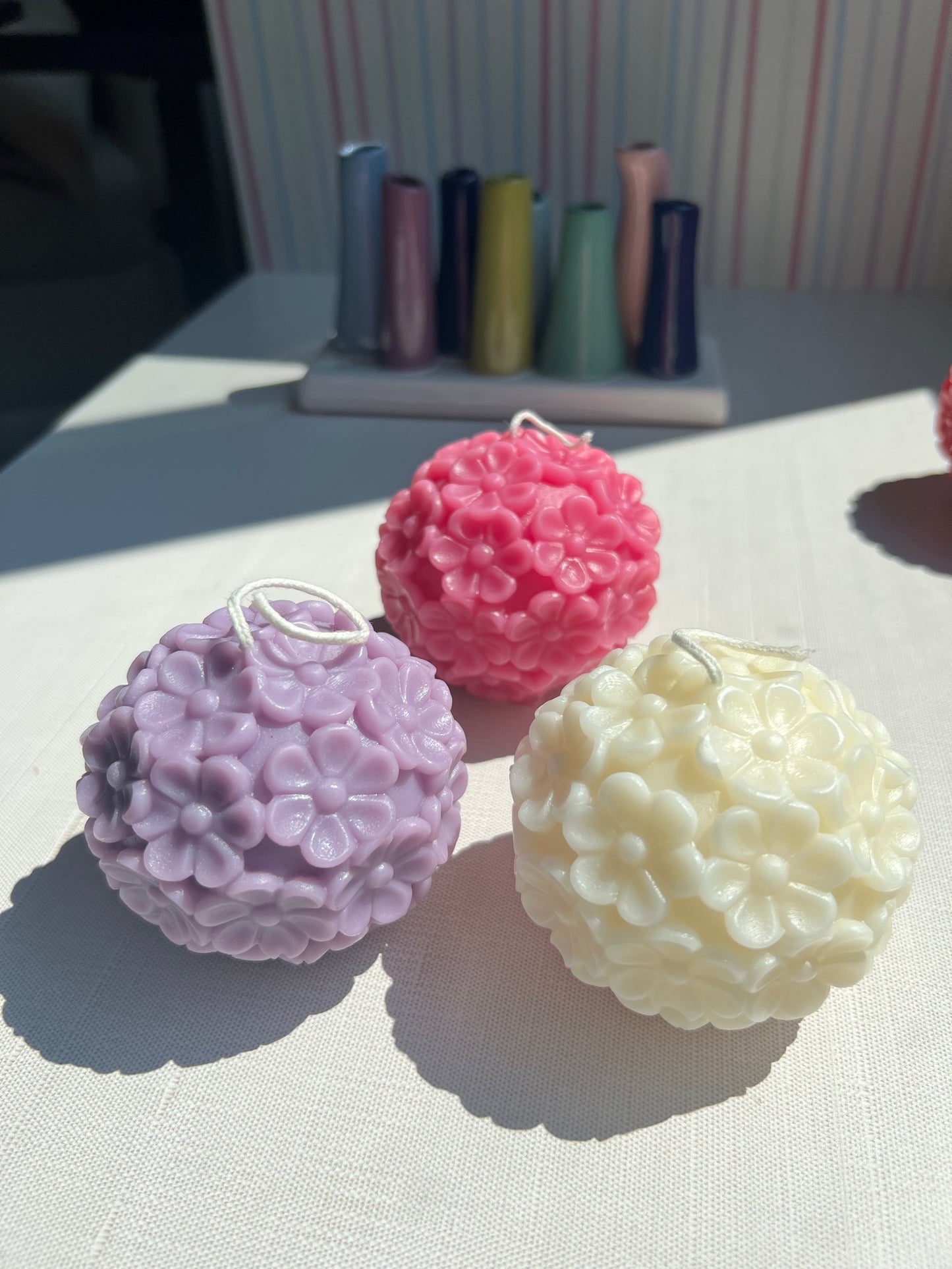 Flower Ball Candle