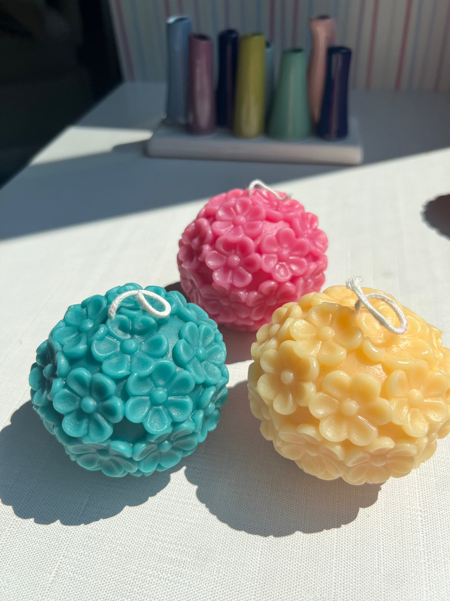 Flower Ball Candle