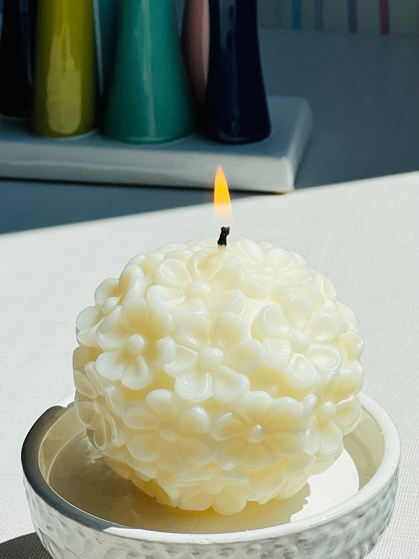 Flower Ball Candle