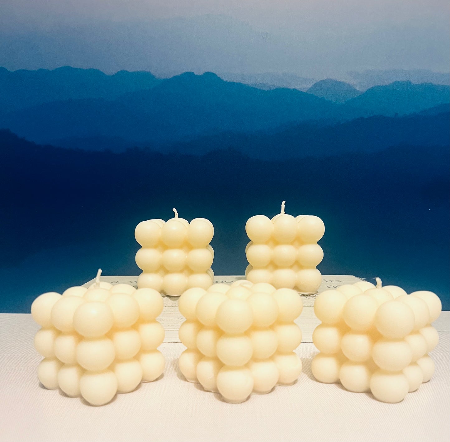 Square Bubble Candle
