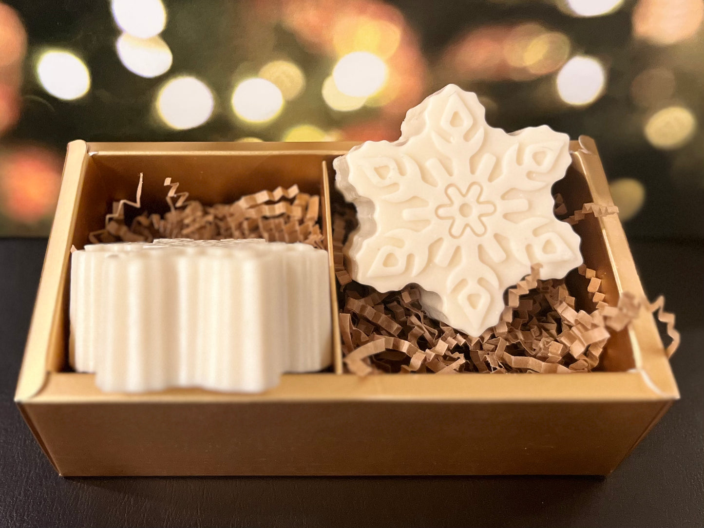 Snowflake Soap Gift Box - 2 soaps
