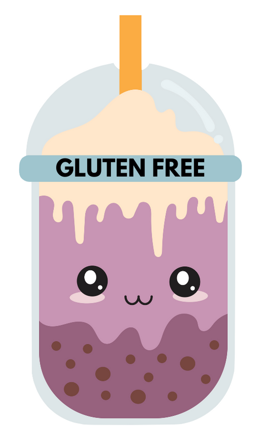 Peach Gluten-Free Boba Sticker