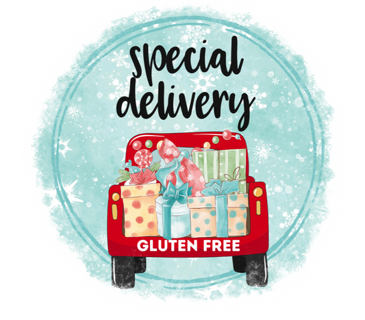 Special Delivery Winter/Christmas Gluten-Free Sticker