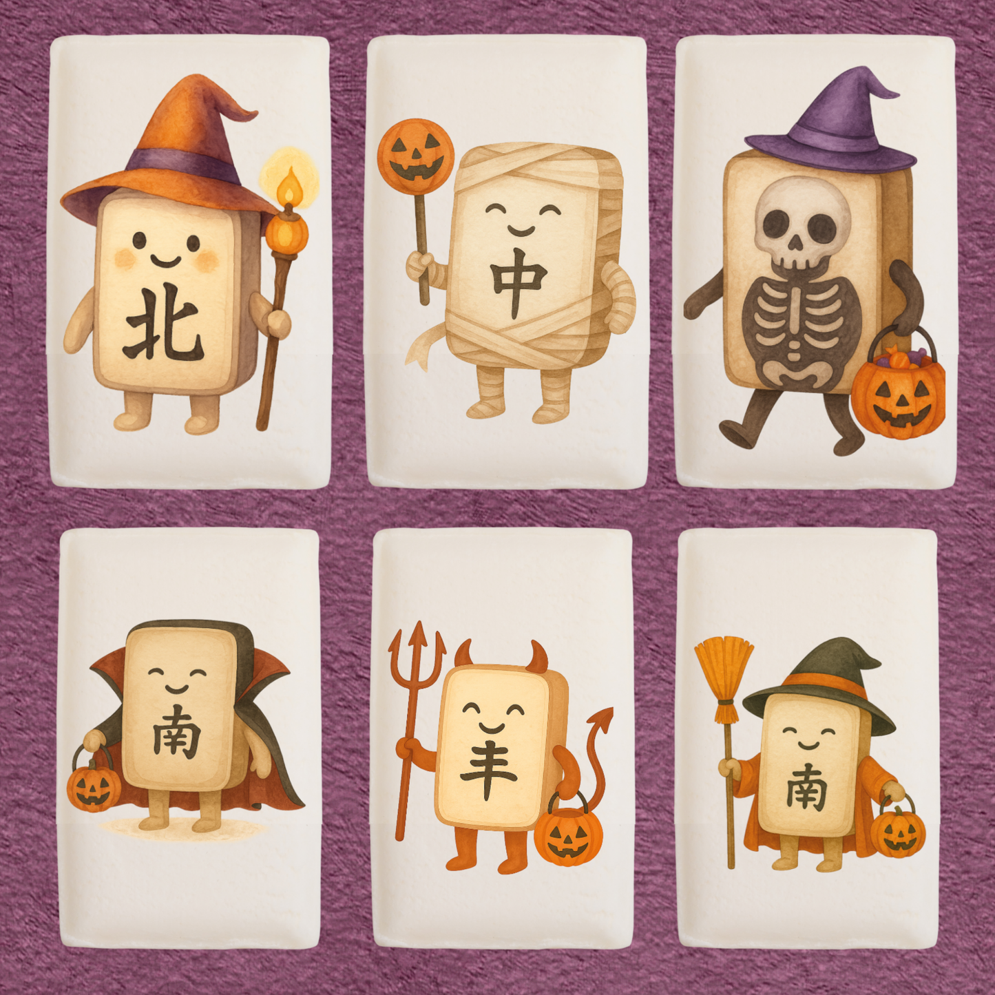 Halloween Funny Mahjong Soap