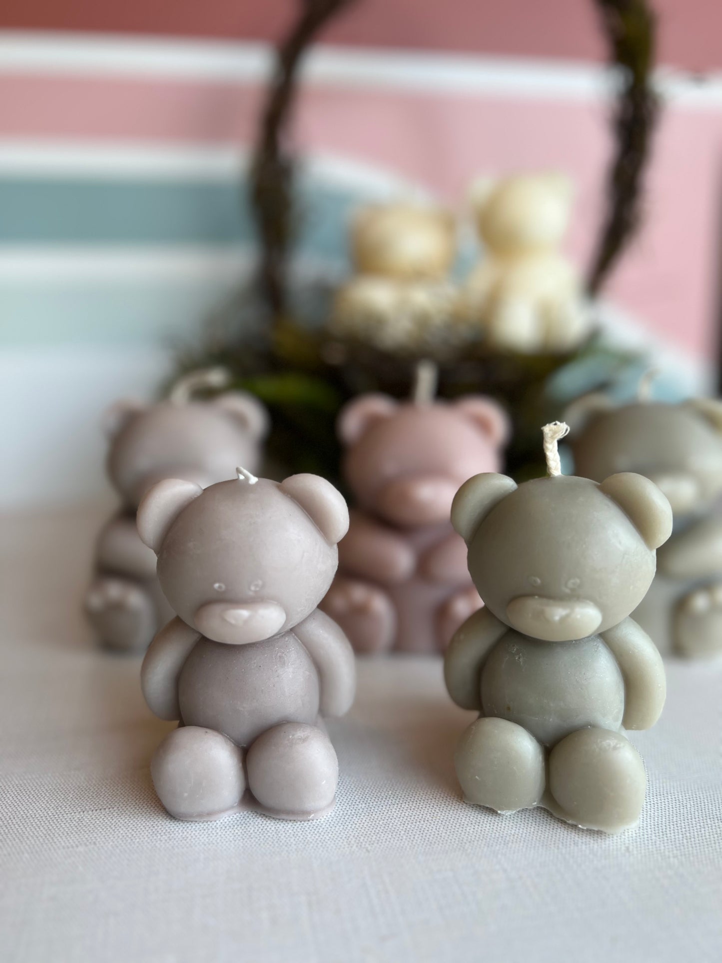 Pudgy Bear Candle