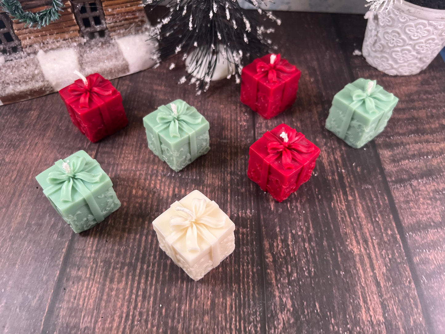 Mini Christmas Gift Candle Pack