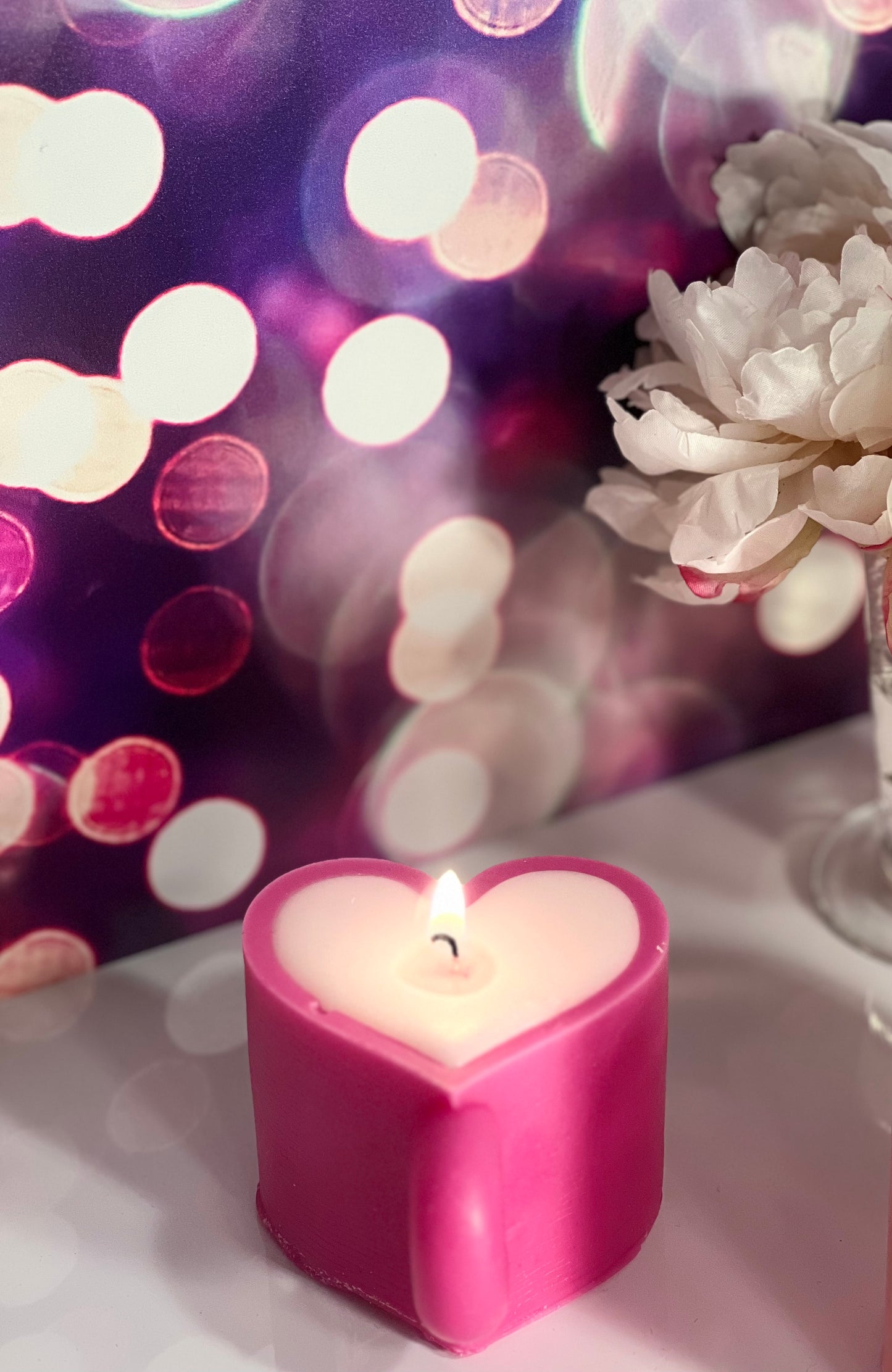 Mug Heart Candle