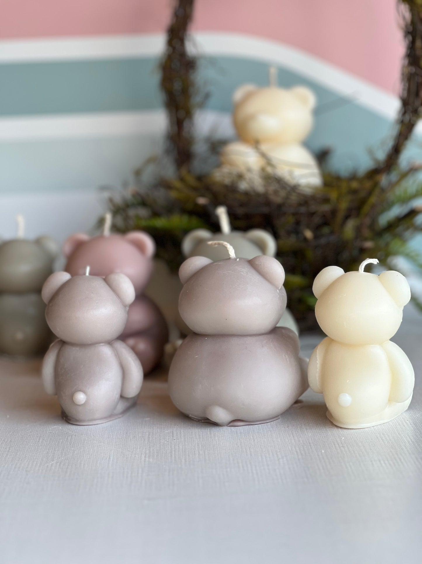 Pudgy Bear Candle