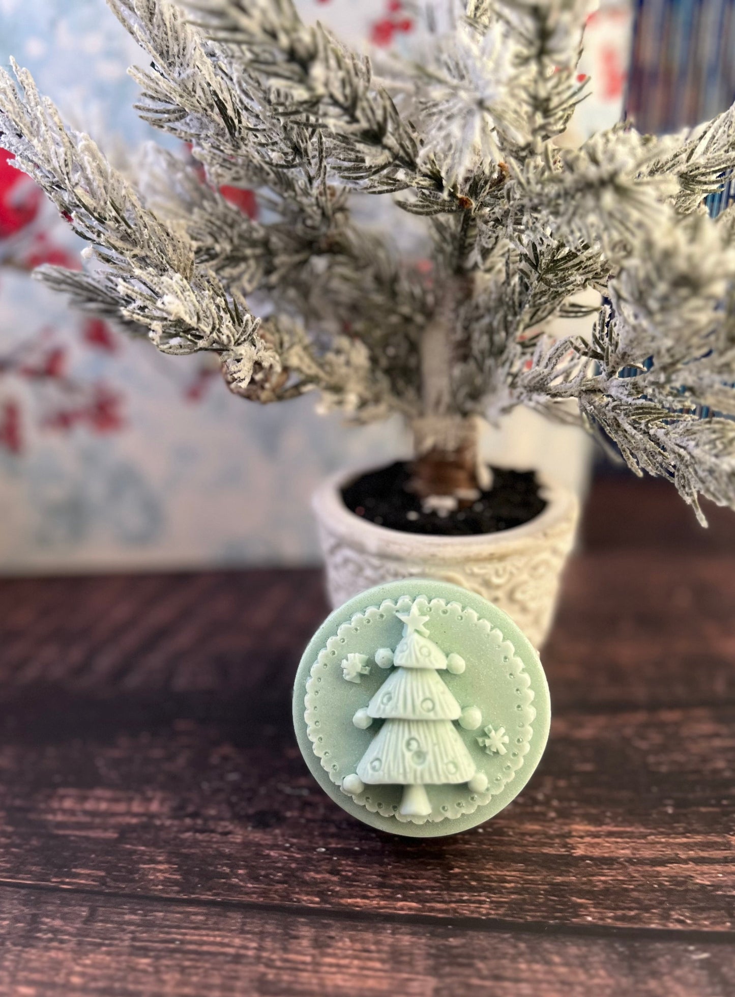 Chunky Christmas Tree Soap