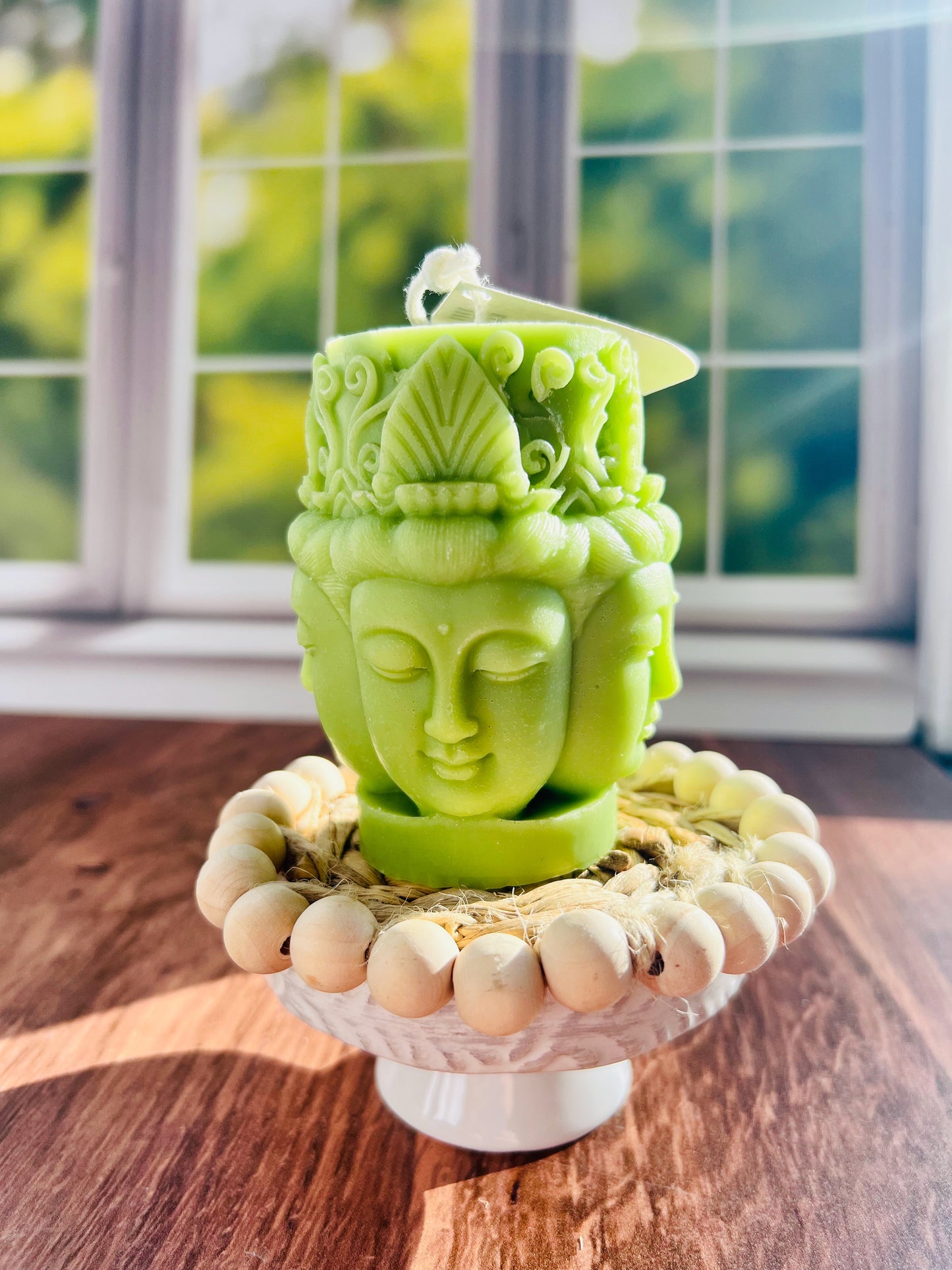 Multi-Sided Buddha Candle