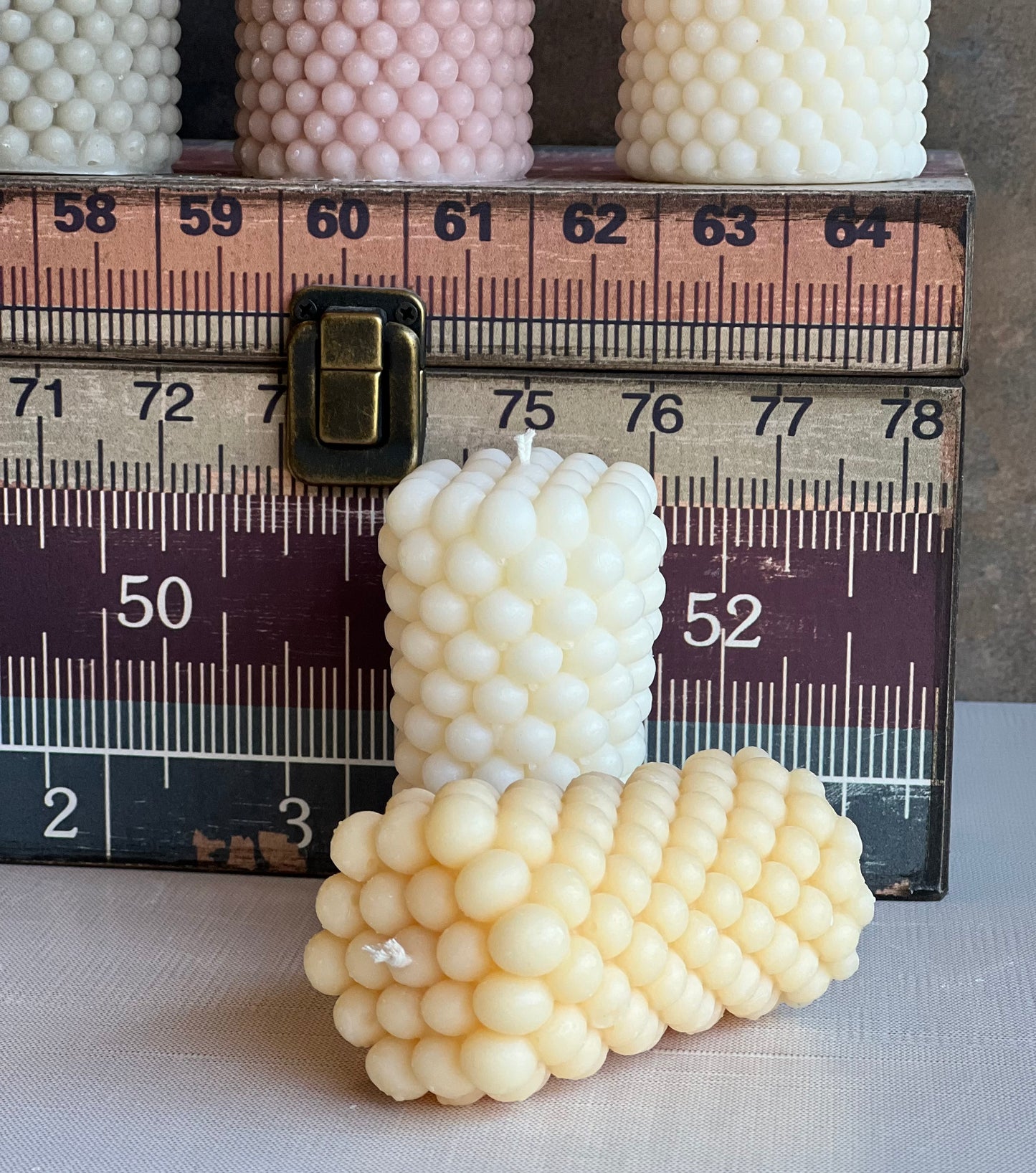 Beaded Column Candles