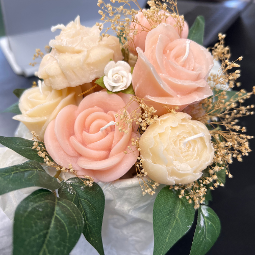 Candle Flower Bouquet Class January 25th 5-7 PM