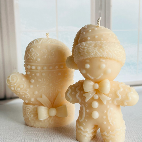 XL Gingerbread Man Candle