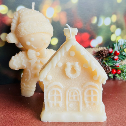 XL Gingerbread Man Candle