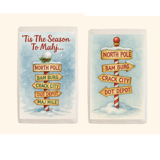 North Pole Mahjong Soap - 2 options