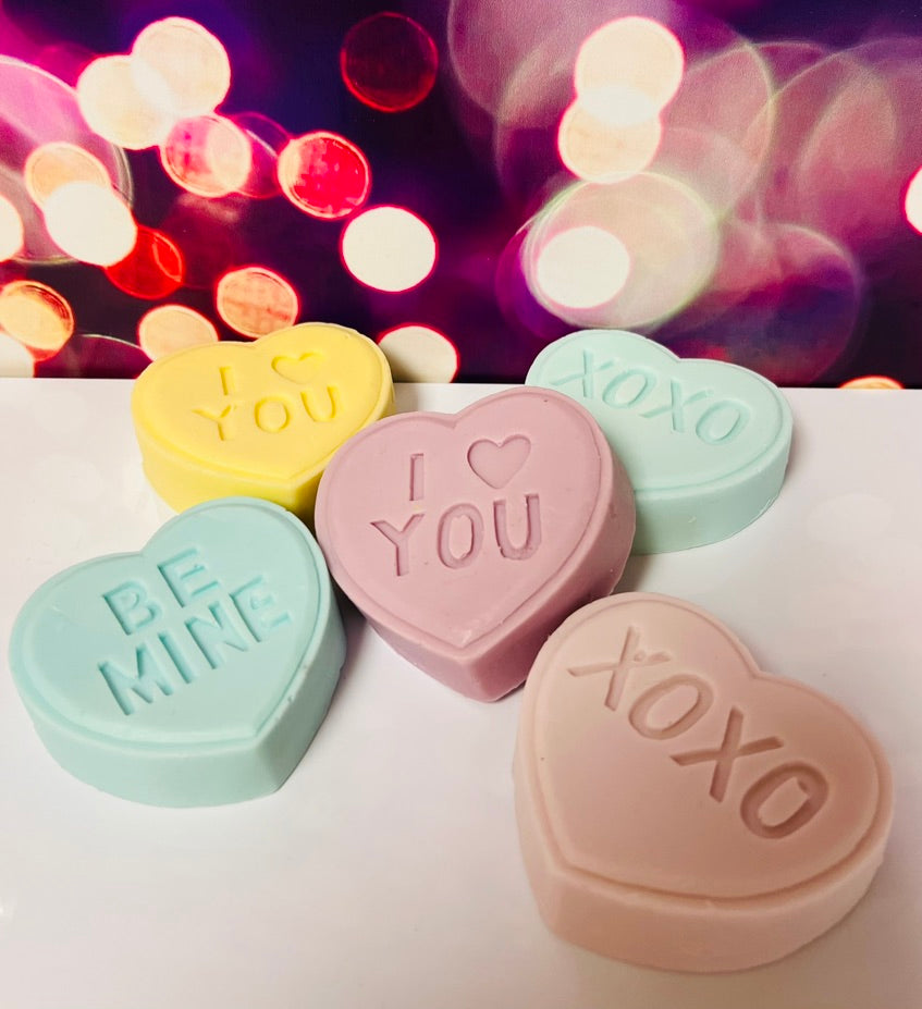 Valentine Conversation Heart Soap