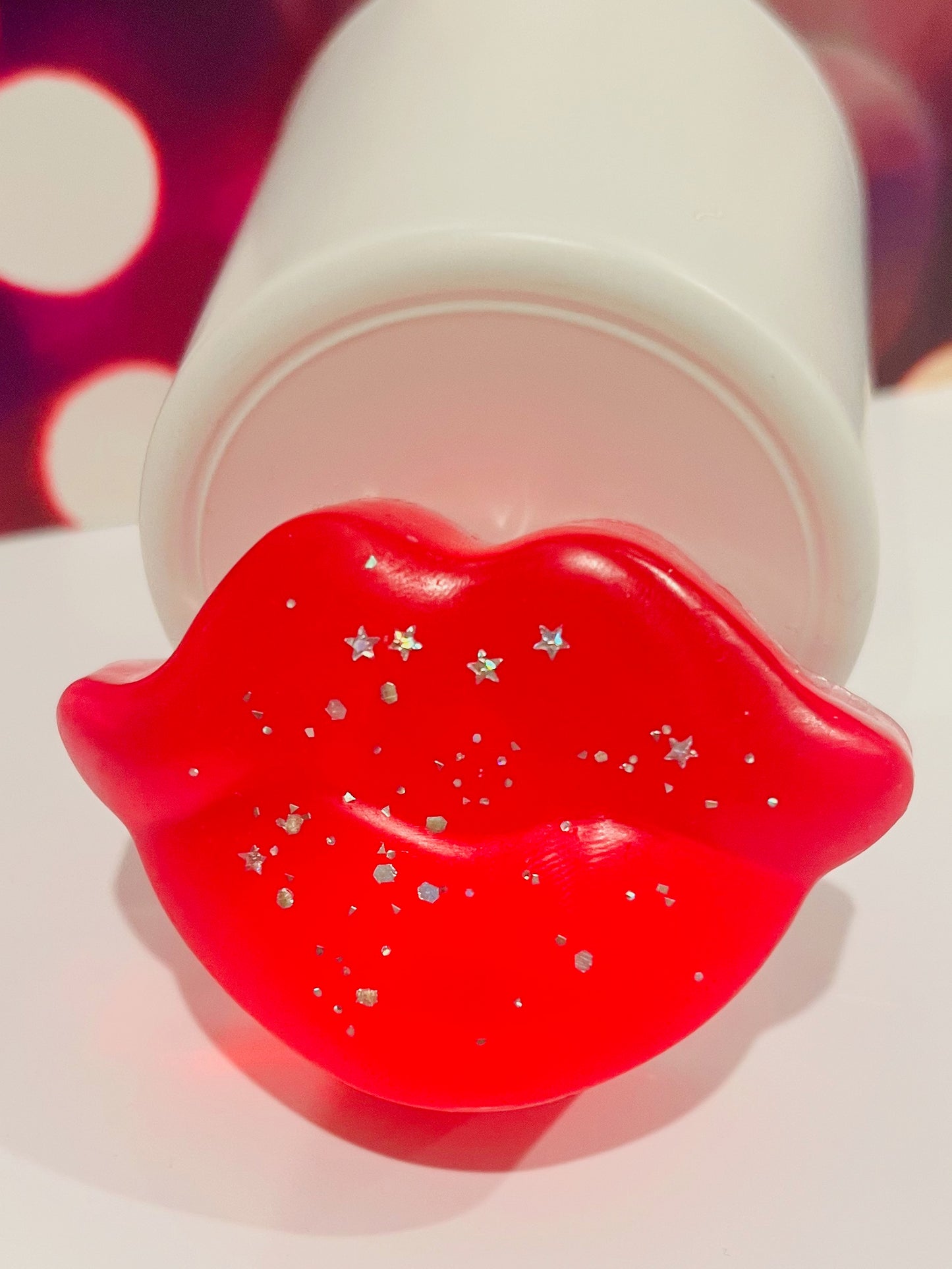 Glitter Lip Shaped Soap