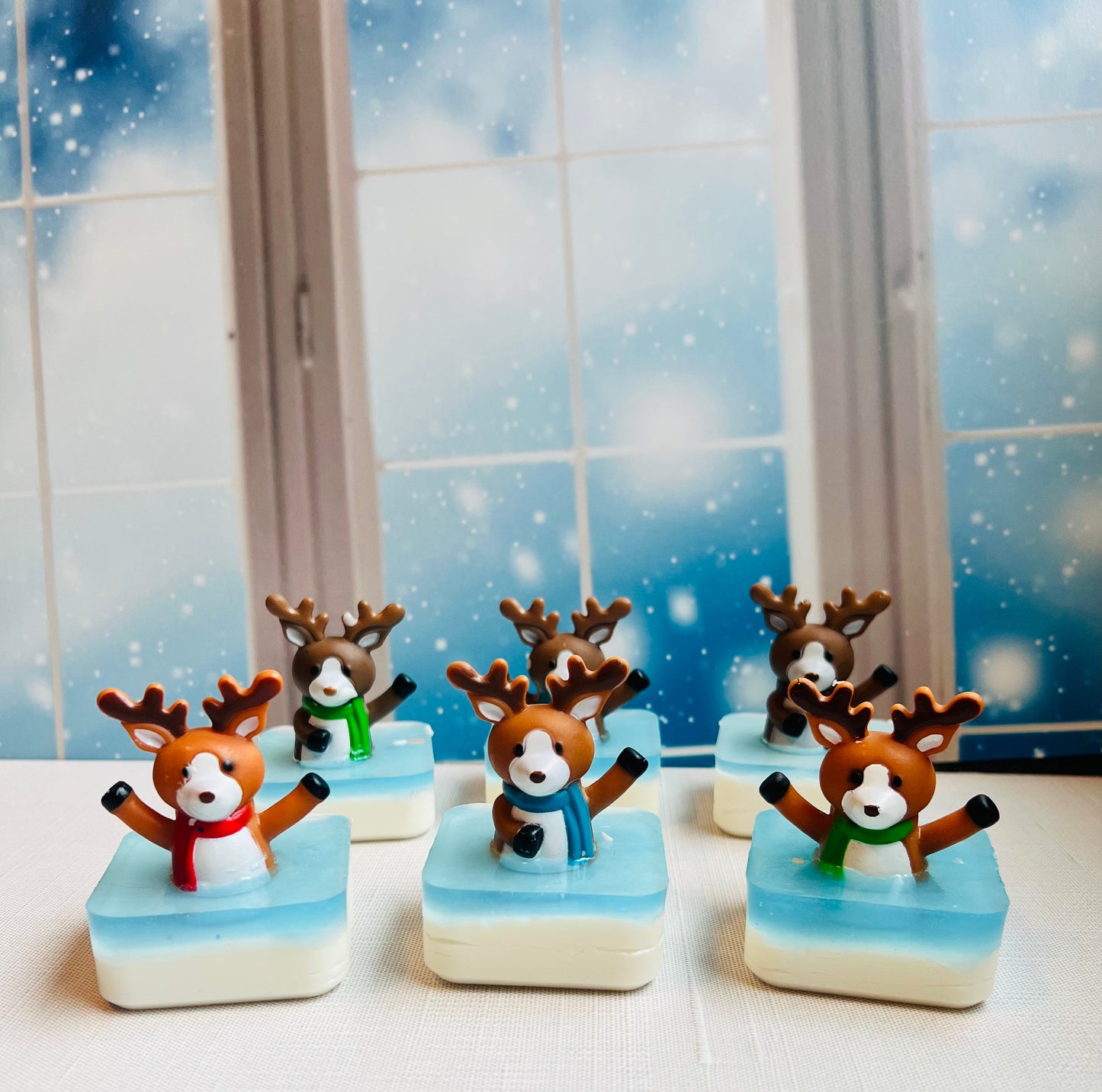 Reindeer Duck Soap Set