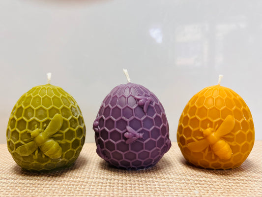 Easter Egg Beehive Candle