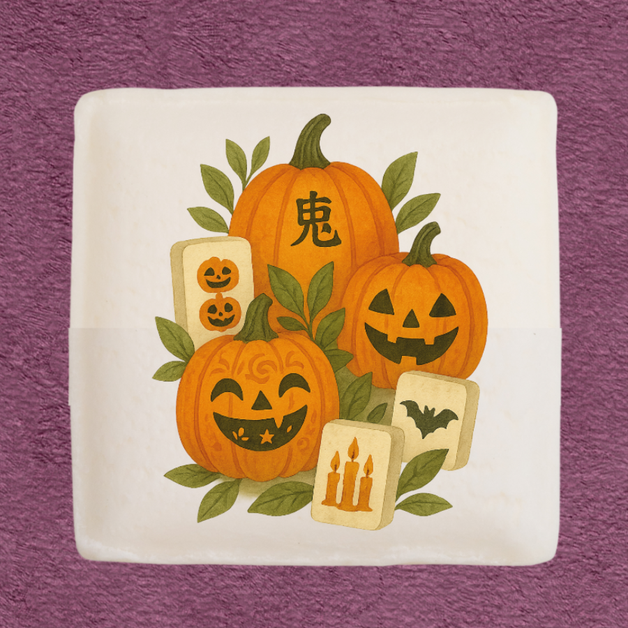 Square Halloween Mahjong Soap