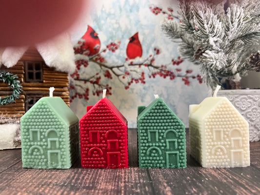 Winter Cottage Candle