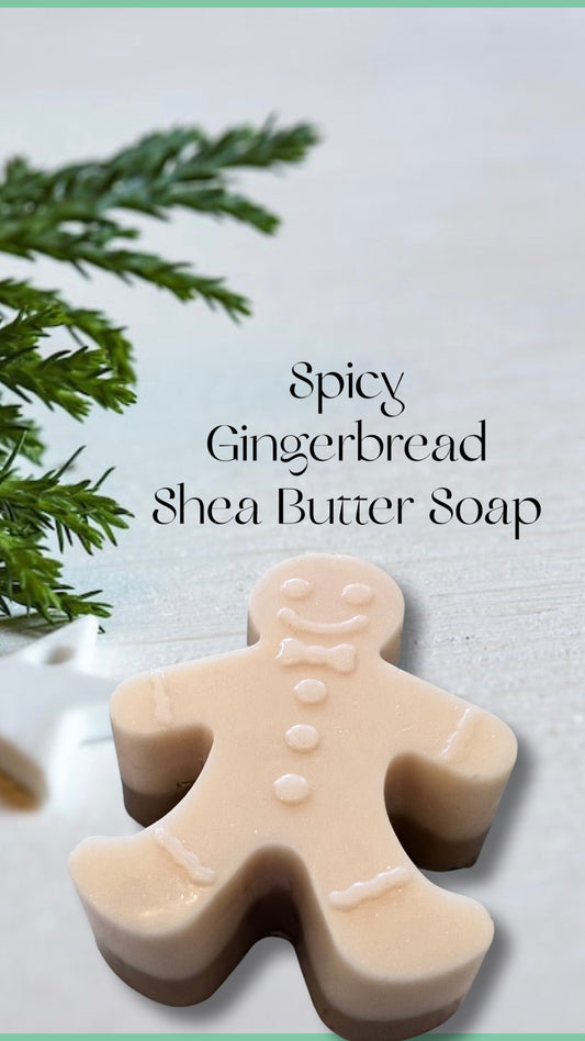 Gingerbread Man Shea Soap