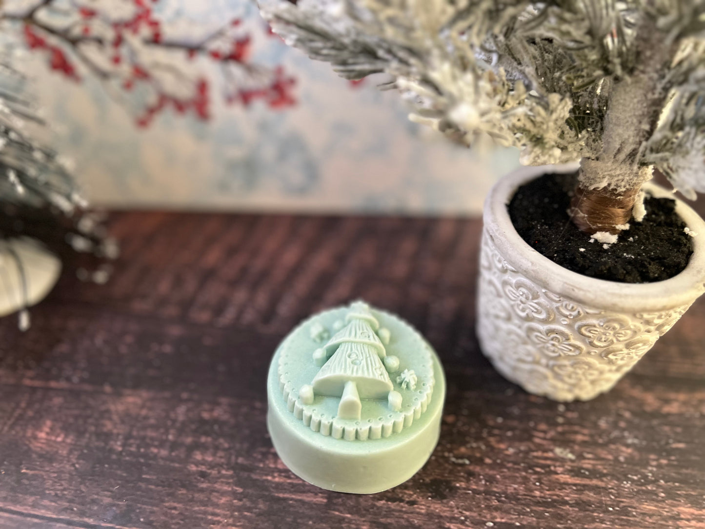 Chunky Christmas Tree Soap